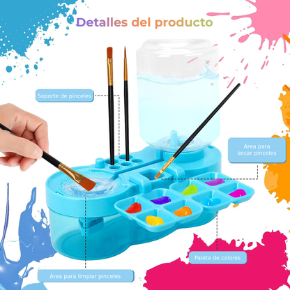Pincelio™ Limpiador Automático de Pinceles